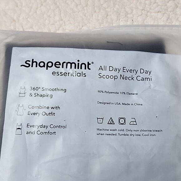 NWT Empetua All Day Every Day Scoop Neck Cami Black - Picture 7 of 7